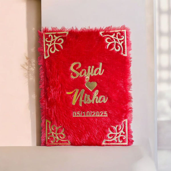 Custom Handmade Nikah Nama – A Timeless Keepsake for Your Special Day